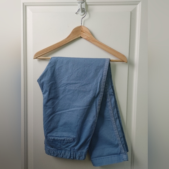 Gap Girlfriend Blue Chino's Size 10 - Picture 2 of 7